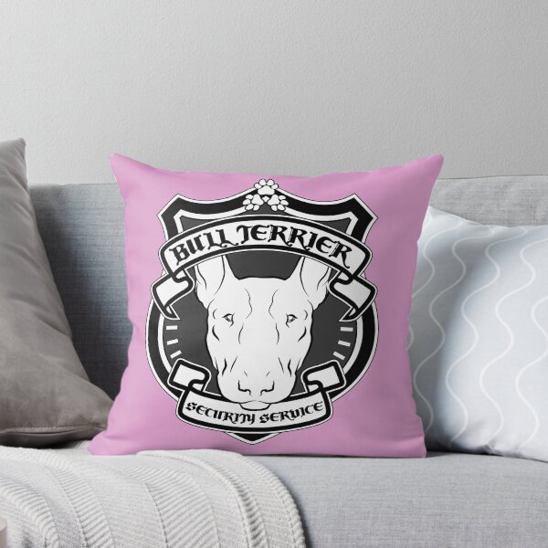 Item preview, BULL TERRIER Security Service - Pink designed and sold by ThreePuppers.