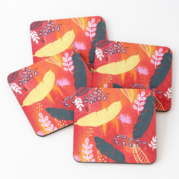 Item preview, Sunset Leaves designed and sold by Janine-Brewster.