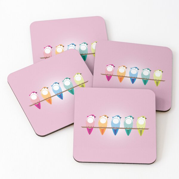 Item preview, Five Colorful Birds designed and sold by WallGarden.