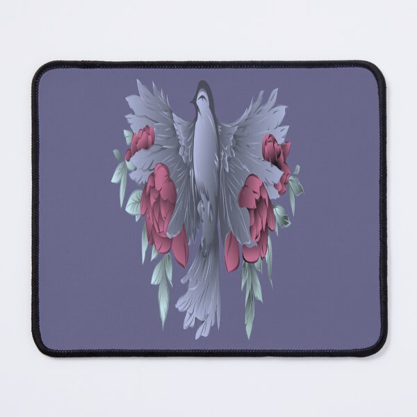 Item preview, Bluebird & Flower Graphic designed and sold by Paula Helit.