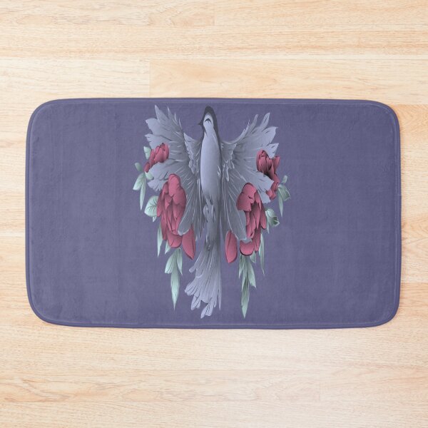 Item preview, Bluebird & Flower Graphic designed and sold by Paula Helit.