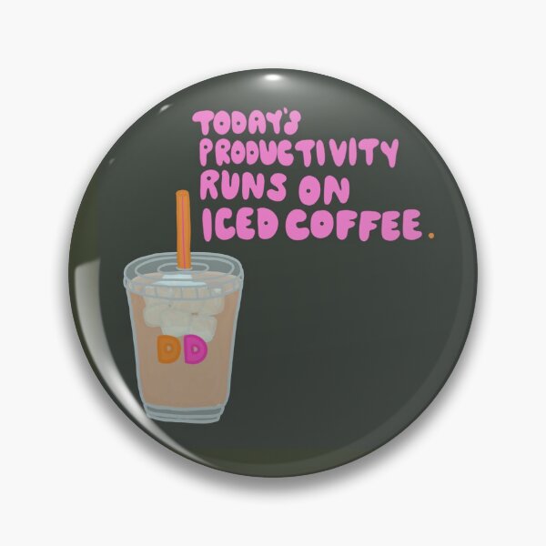 Item preview, Todays Productivity Runs On Iced Coffee  designed and sold by regsdoodles.