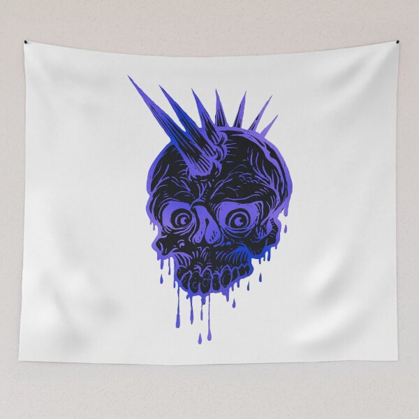 Item preview, Unusual Purple Punk Skull, Punk Skeleton designed and sold by Dven-Clothes.