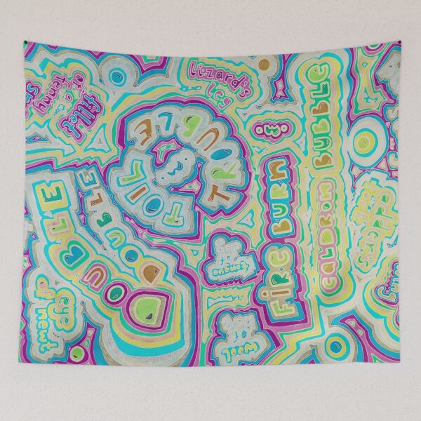 Item preview, Double, Double Toil & Trouble (Inverted) designed and sold by Sarah Kurdila.