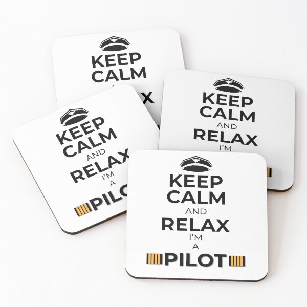 Item preview, Keep Calm and Relax I'm a Pilot designed and sold by RDDMCreations.