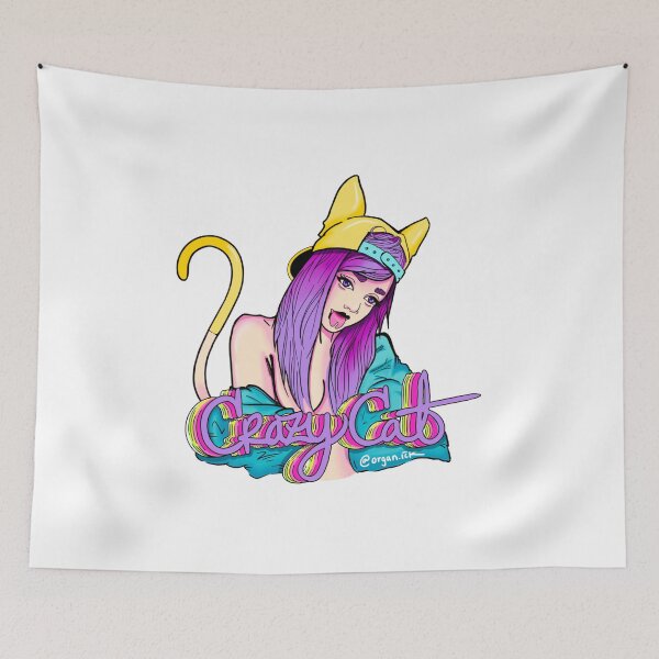 Item preview, Crazy Cat  designed and sold by organ-ickk.