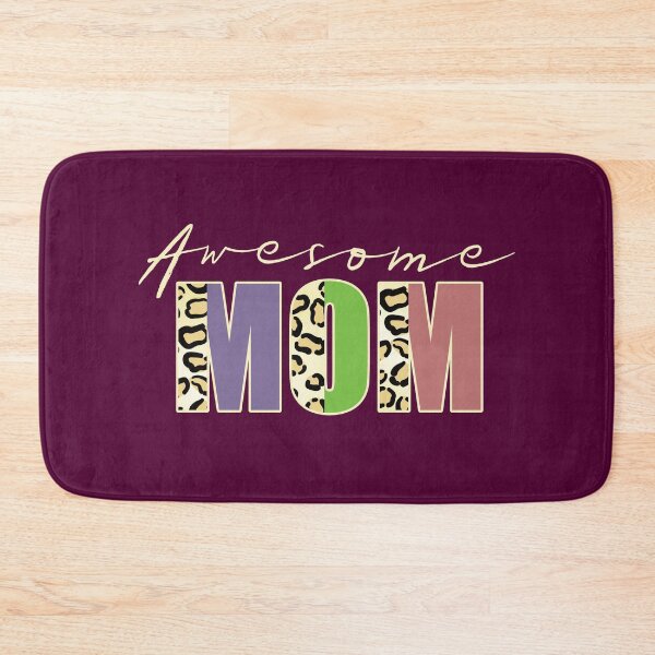 Item preview, Awesome Mom Leopard Print Text Retro Family Quote designed and sold by CRHPOD20.