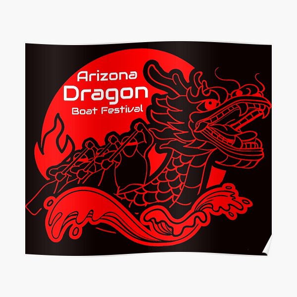 "Arizona dragon boat festival rotary club race racing " Poster for Sale