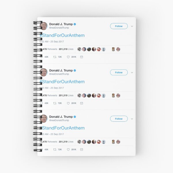 Item preview, Donald Trump NFL Tweet designed and sold by Luke Mckinstry.