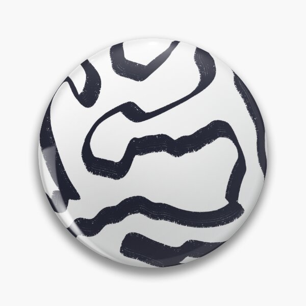 Item preview, Blue Navy Scribble Doodle Pattern Messy Abstract Geometric Minimalist designed and sold by hopecope.