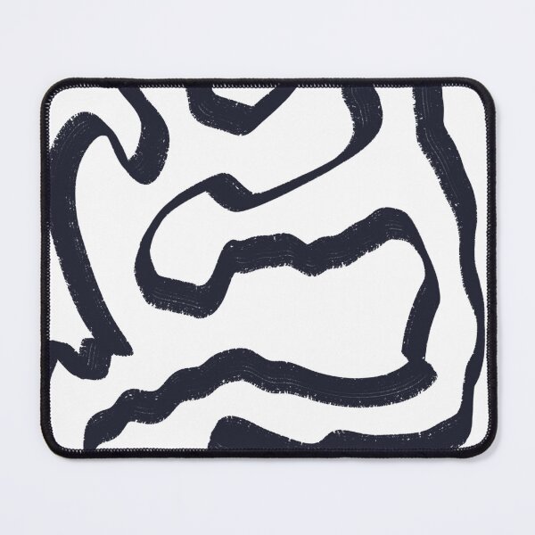 Item preview, Blue Navy Scribble Doodle Pattern Messy Abstract Geometric Minimalist designed and sold by hopecope.