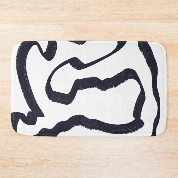 Item preview, Blue Navy Scribble Doodle Pattern Messy Abstract Geometric Minimalist designed and sold by hopecope.