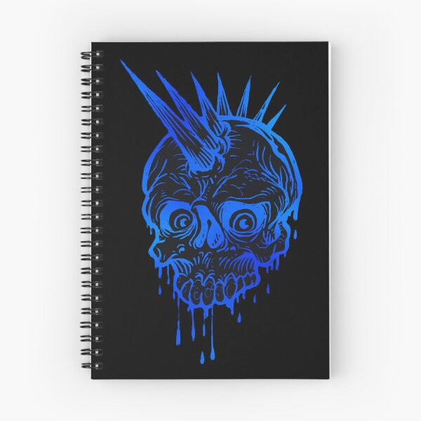 Item preview, Unusual Blue Punk Skull, Punk Skeleton designed and sold by Dven-Clothes.