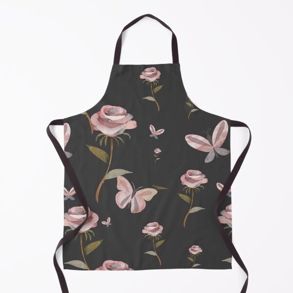 Item preview, Shabby chic vintage floral wild rose and butterfly pattern - Caroline Laursen Original designed and sold by Caroline Laursen.