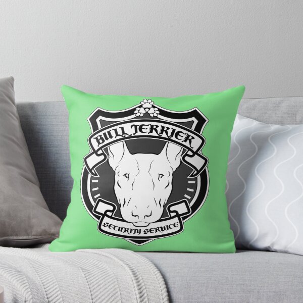 Item preview, BULL TERRIER Security Service - Green designed and sold by ThreePuppers.
