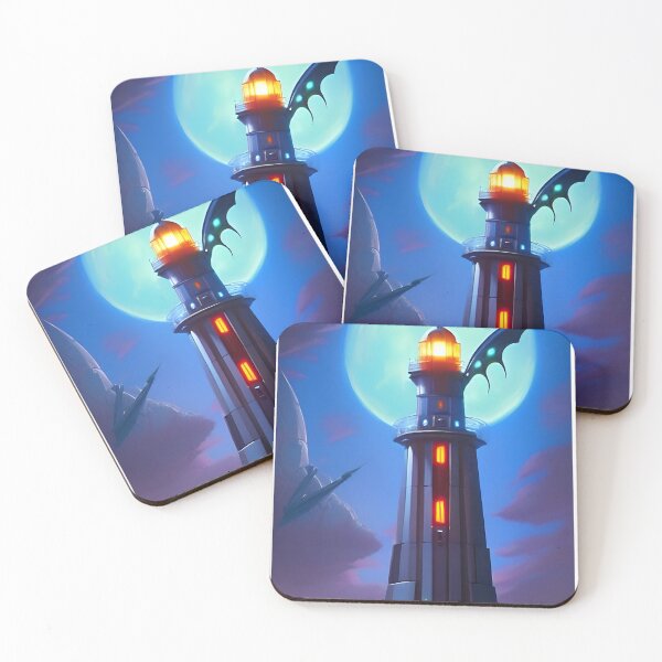 Item preview, Alien lighthouse landscape #8 designed and sold by Mitrodoros.