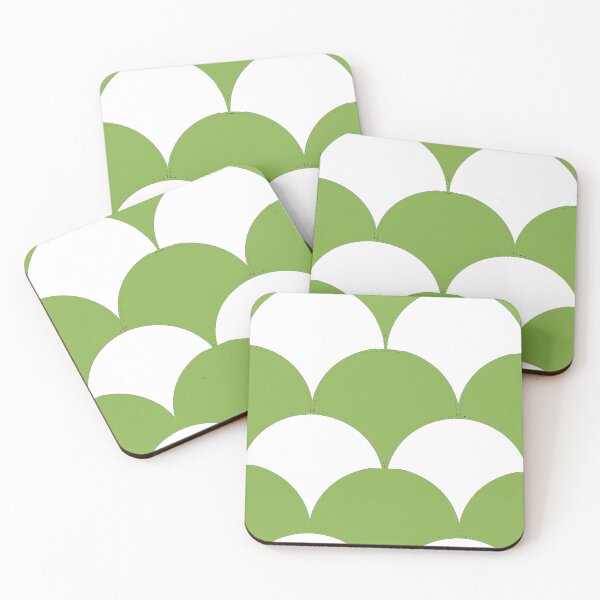 Item preview, PANTONE COLOR OF THE YEAR 2017| GREENERY |CIRCLES Green Geometric Pattern designed and sold by ozcushionstoo.