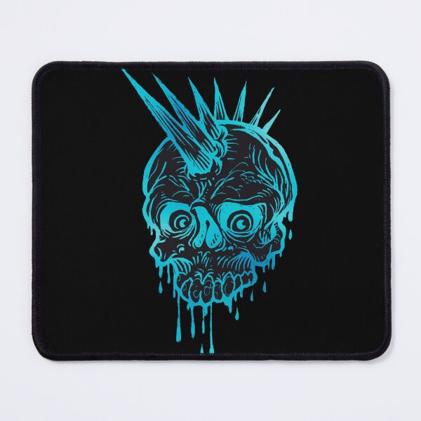 Item preview, Unusual Turquoise Punk Skull, Punk Skeleton designed and sold by Dven-Clothes.