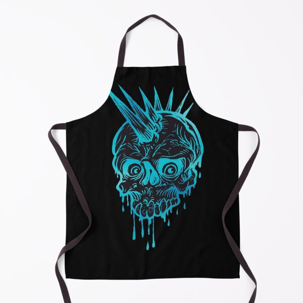 Item preview, Unusual Turquoise Punk Skull, Punk Skeleton designed and sold by Dven-Clothes.