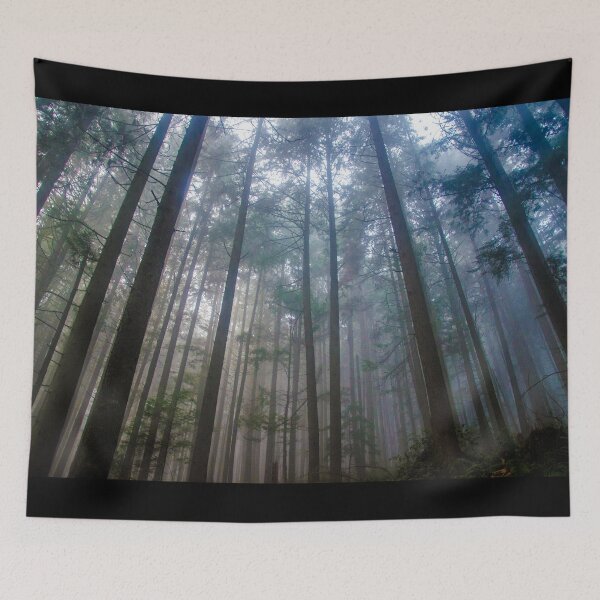 Item preview, Tall Misty Forest designed and sold by pmcmanndesign.
