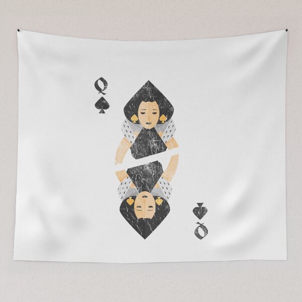 Item preview, Retro Queen of Spades Playing Card designed and sold by vladocar.