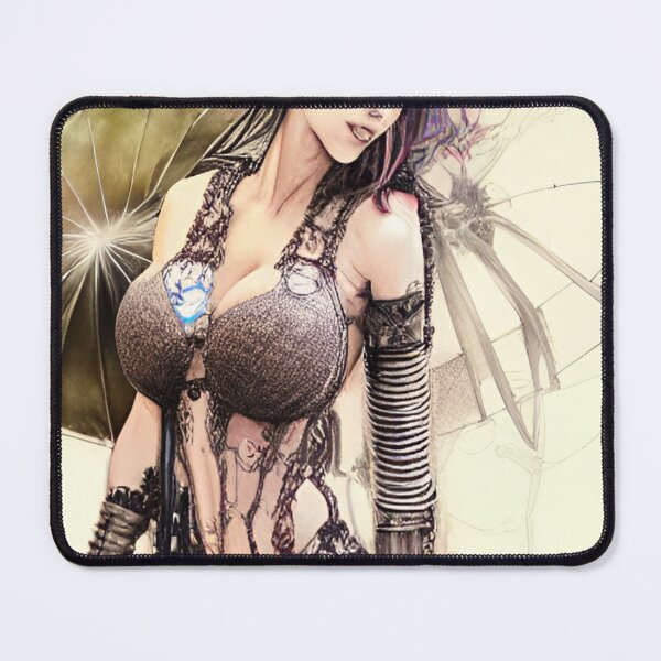 Item preview, Cyborg Beauty Original Sexy Erotic Ecchi Lingerie Pinup Female Model Pose Babe Hentaii Bikini Latex Lace Suit designed and sold by Hot-as-hell.