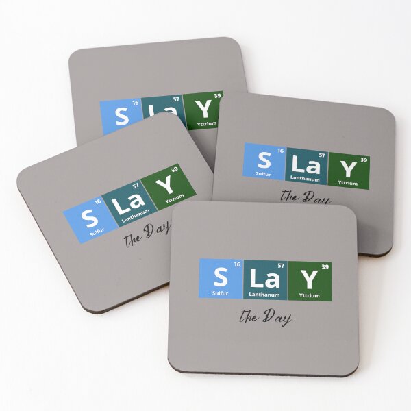Item preview, Periodic Table - Slay The Day - Blue and Green  designed and sold by SkyTastic.
