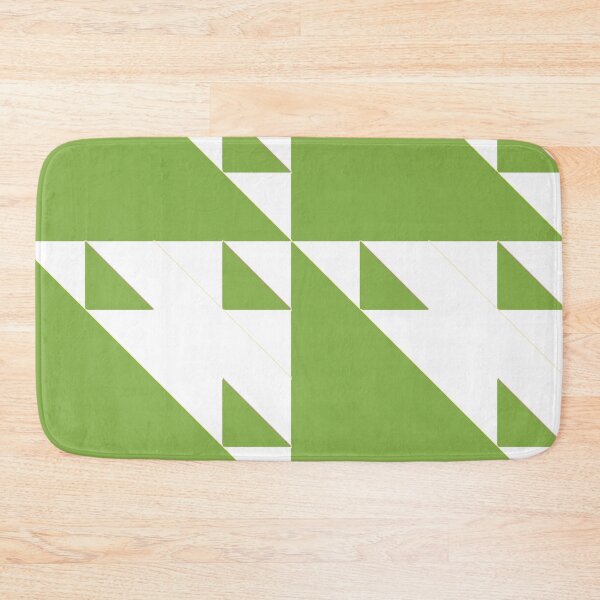 Item preview, PANTONE COLOUR OF THE YEAR 2017|GREENERY TRIANGLES designed and sold by ozcushionstoo.