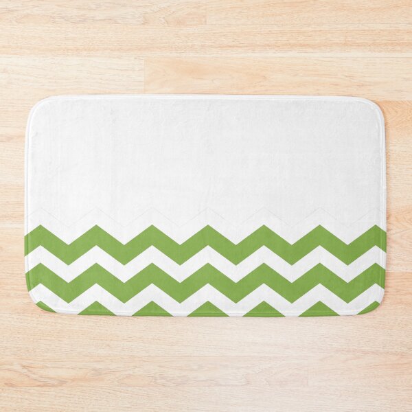 Item preview, GREENERY AND WHITE  CHEVRON ZIG ZAG  HALF TONE PATTERN - BY OZCUSHIONSTOO designed and sold by ozcushionstoo.