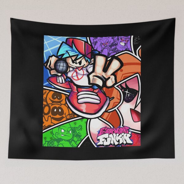 Item preview, Friday Night Funkin Poster  designed and sold by gorineanaidif.