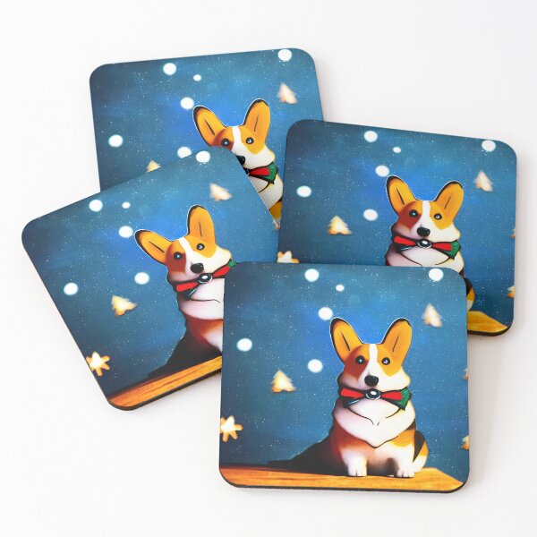 Aperçu de l'œuvre Corgi de Noël créée et vendue par NitaBond.