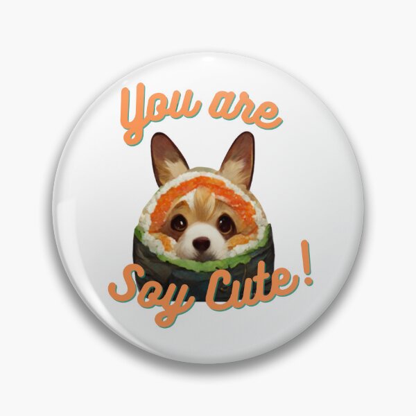 Item preview, Soy Cute! Sushi'd Corgi designed and sold by Paint-of-Heart.