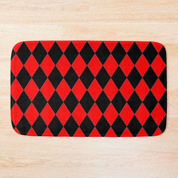 Item preview, RED AND BLACK HARLEQUIN PATTERN CREATED BY OZCUSHIONSTOO designed and sold by ozcushionstoo.