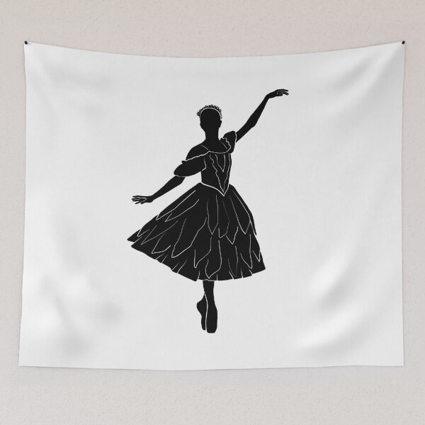 Item preview, The Nutcracker Waltz of the Snowflakes Silhouette designed and sold by Claudia McBain.
