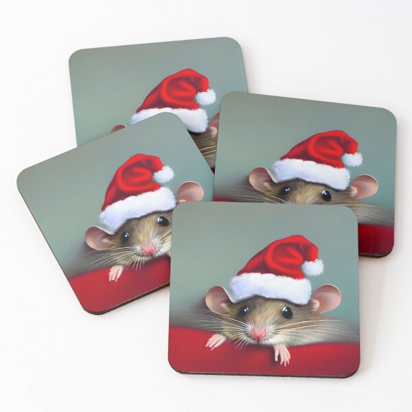 Aperçu de l'œuvre Père Noël Souris créée et vendue par NitaBond.