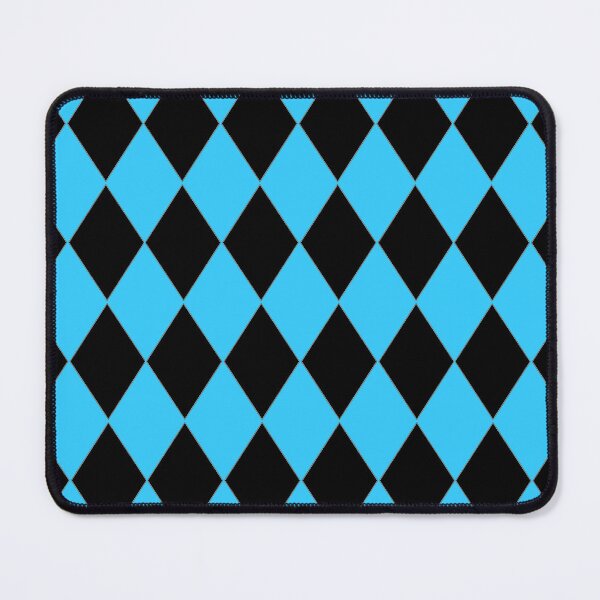 Item preview, TURQUOISE AND BLACK HARLEQUIN PATTERN BY OZCUSHIONSTOO designed and sold by ozcushionstoo.