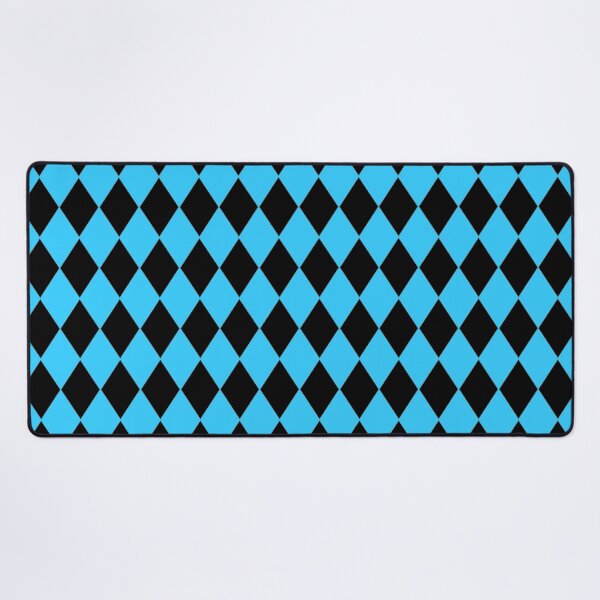 Item preview, TURQUOISE AND BLACK HARLEQUIN PATTERN BY OZCUSHIONSTOO designed and sold by ozcushionstoo.