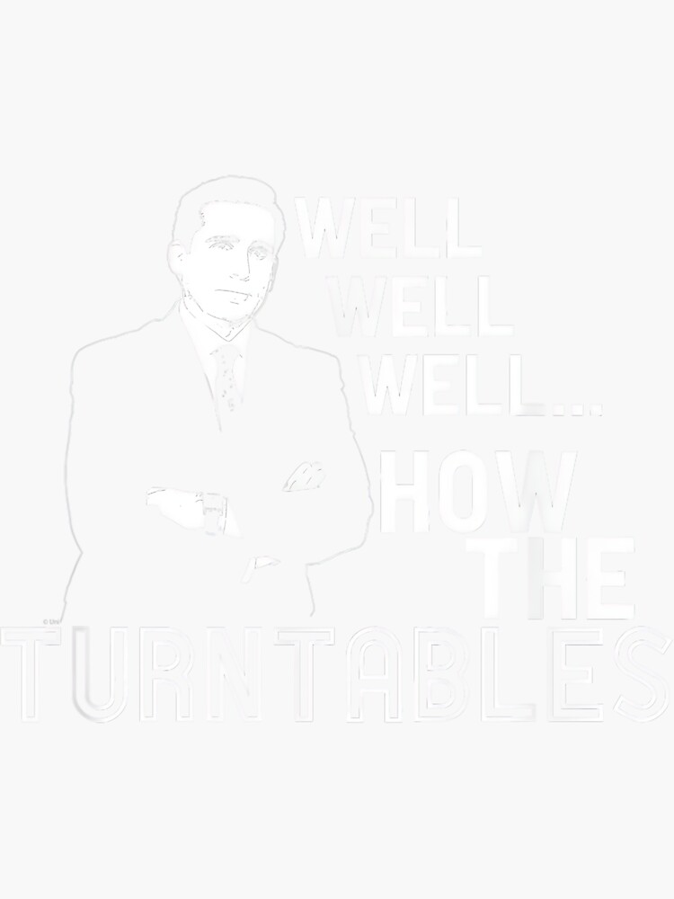 "The Office How the Turntables " Sticker for Sale by taishiserkere