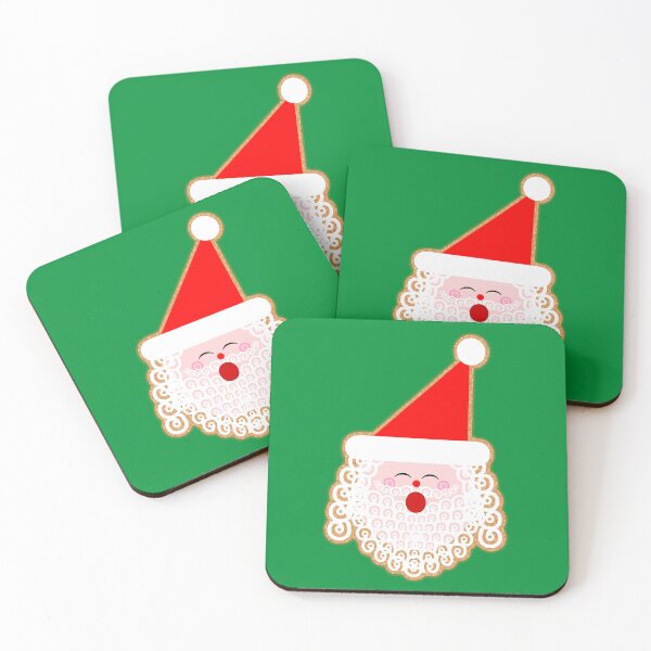 Item preview, Kawaii Santa Cookies in Santa  designed and sold by mixMixtli.