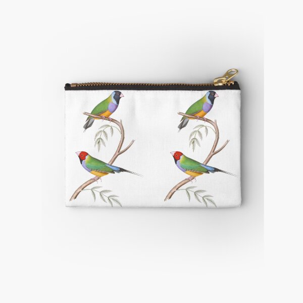 Item preview, Gouldian Finch Endangered Bird Australian - Vintage Illustration - John Gould designed and sold by karwilberevivalcollection.