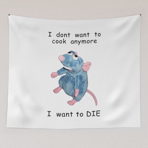 Item preview, I Don't Want to Cook Anymore I Want to Die designed and sold by Big Twelve.