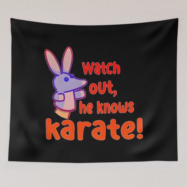 Item preview, Watch out,he knows karate Classic  designed and sold by avasravyao.