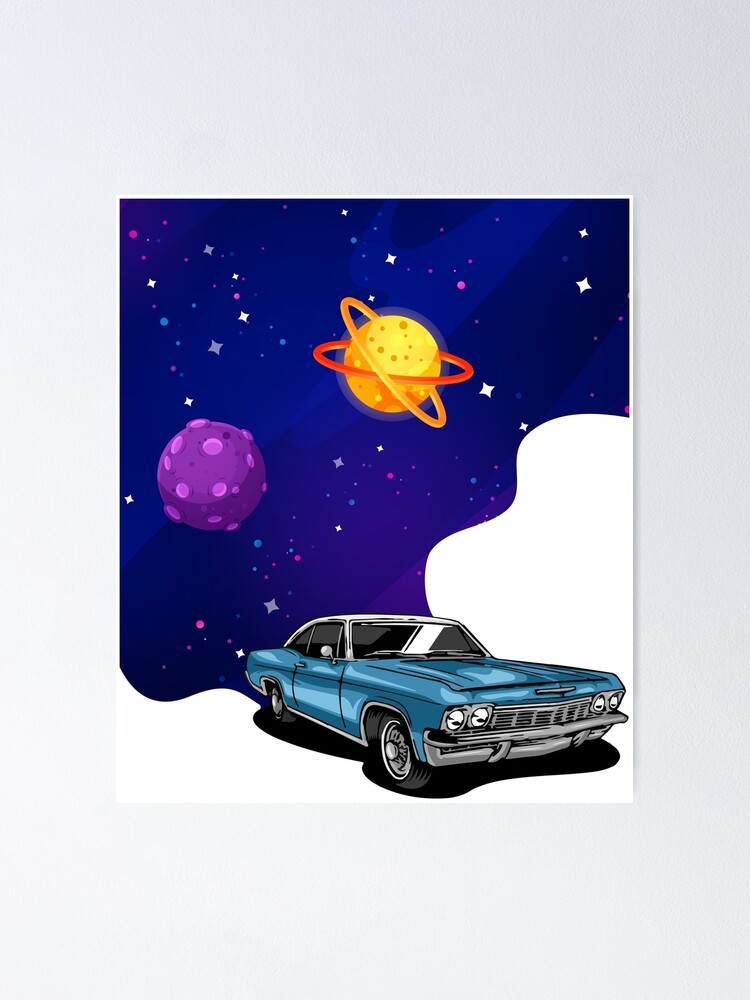 Art Poster Car Auto Space