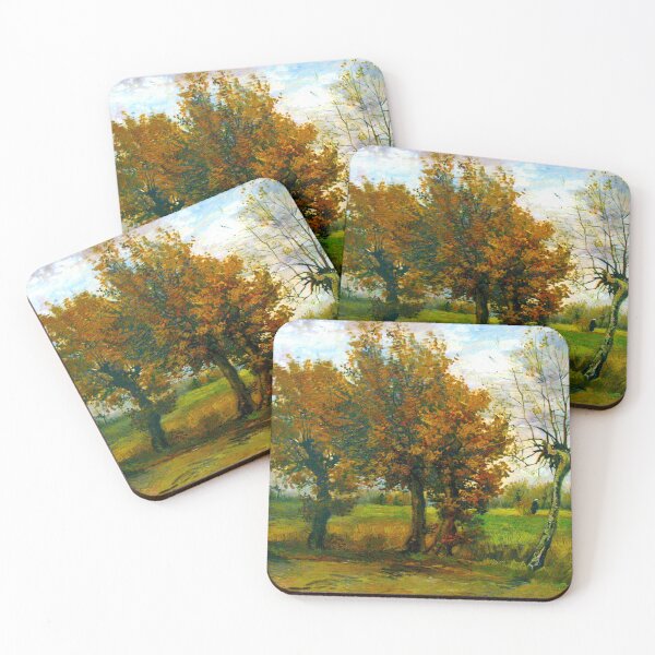 Item preview, Autumn Landscape with Four Trees - Vincent van Gogh designed and sold by SimpleJoyStyle.