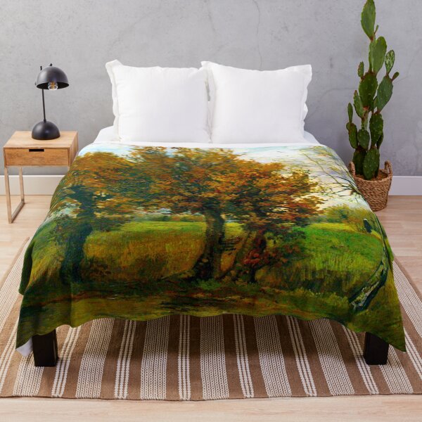 Item preview, Autumn Landscape with Four Trees - Vincent van Gogh designed and sold by SimpleJoyStyle.