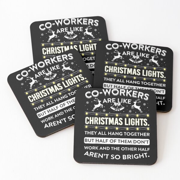 Item preview, Co-workers Are Like Christmas Lights T-shirt designed and sold by BehringerIvo.