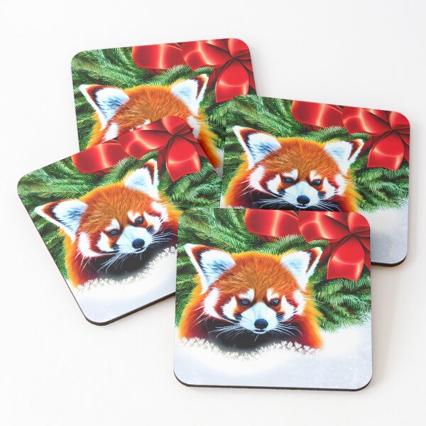 Aperçu de l'œuvre Panda rouge de vacances créée et vendue par NitaBond.