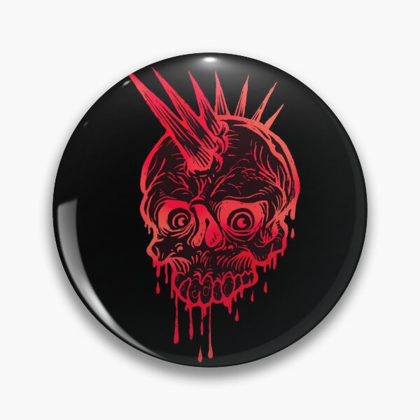 Item preview, Unusual Red Punk Skull, Punk Skeleton designed and sold by Dven-Clothes.