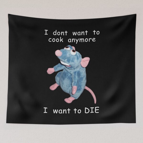 Item preview, I Don't Want to Cook Anymore I Want to Die designed and sold by Big Twelve.