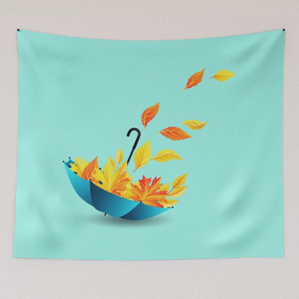 Item preview, Leaves in an umbrella designed and sold by zeljana0504.